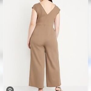 Elegant Tan Jumpsuit By Old Navy Occasion